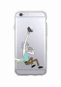 Funny Cartoon Comic Meme Soft Clear Phone Case