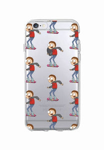 Funny Cartoon Comic Meme Soft Clear Phone Case