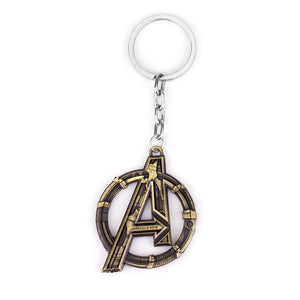 Logo Style Metal Pendant Keychains