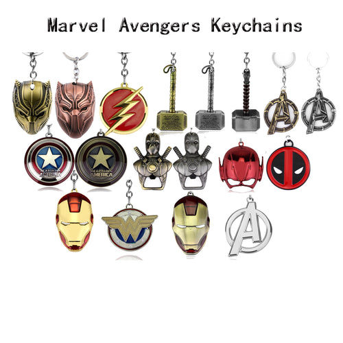 Logo Style Metal Pendant Keychains