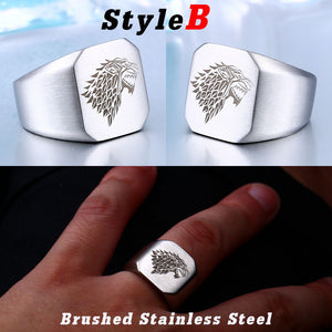 Stainless Steel Men Ring BR8-274