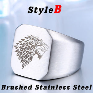 Stainless Steel Men Ring BR8-274